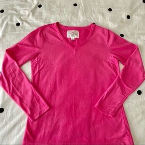 Women’s Pink Fleece Long Sleeve